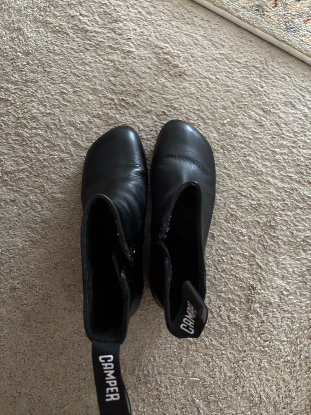 Camper ankle leather boots